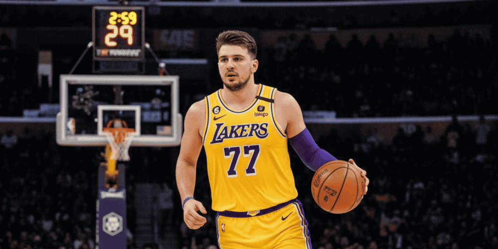 imagem de luka doncic, um dos favoritos a levar o prêmio de MVP na NBA 2025