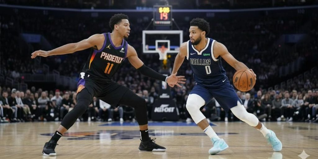 foto de um jogo do play-in da NBA